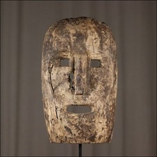 89852) Alte Maske Kumu Kongo Afrika AFRIKANISCHE KUNST