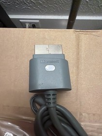 Genuine OEM Microsoft XBOX 360 Composite GREY AV Cable X810972-001 Tested