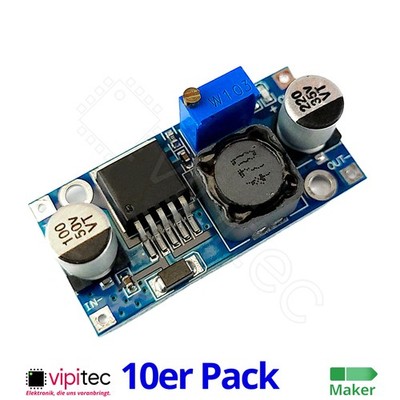 10x LM2596S DC Step Down Spannungswandler 4..35V zu 1,5..30V Regler für Arduino