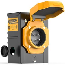 30 Amp Generator Power Inlet Box, 3-Prong NEMA L5-30P Power Inlet Box for 30 ...