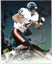 Darnell Autry 1997 LEAF NFL SIGNATURE 8x10 JUMBO AUTOGRAPH CARD Bears AUTO RC