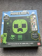 Minecraft Wall Clock, Children's Wall Clock, Officially Licensed,