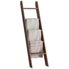 VASAGLE Blanket Ladder Decorative Farmhouse for The Living Room, 5-Tier Ladde...