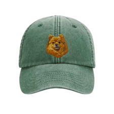 POMERANIAN DOG BASEBALL CAP. UNISEX EMBROIDERED HAT.  GIFT BOXED