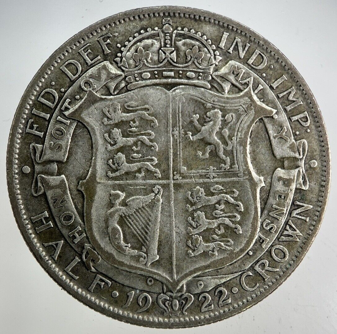1922 George V Silver Half-Crown | High Grade Collectible Coin