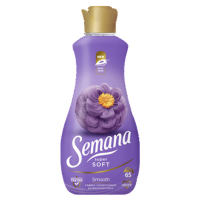 3800024048913 Semana - płyn do płukania tkanin - Super Soft - Smooth - 1,3l/65 p