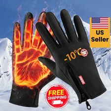 Thermal Windproof Waterproof Winter Gloves Touch Screen Warm Mittens Men Women
