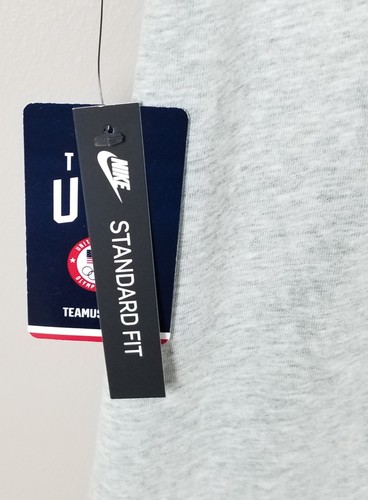 NIKE TEAM USA OLYMPICS SHIRT MENS GREY BLUE RED RARE NEW (SIZE 3XLT 3XL-TALL) - Picture 4 of 12