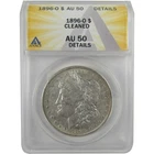 1896 O Morgan Dollar AU 50 Details ANACS Silver $1 Coin SKU:I18983
