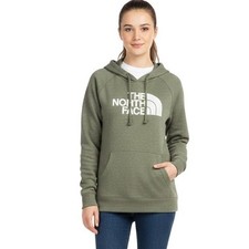 The North Face Women's Green Hoodie Size XS Lightweight Logo Pullover Sweatshirt