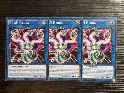 3x YuGiOh! - V-LAN Hydra DIFO-EN099 Common 1st Edition Near Mint