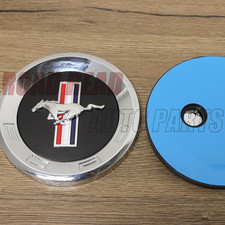 1x For 2010-2012 Mustang Chrome Running Horse Round Emblem Dash Trunk Sill Plate