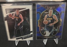 2021-22 Panini Donruss Optic Nikola Jokić #59 2022-23 Panini Select Blue Prizm