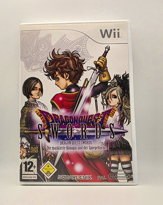Square Enix Dragon Quest Swords Nintendo Wii PAL Action-RPG 2008 Handbuch spiele