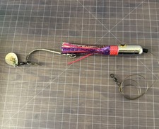 Catchy Tackle Wahoo Bomb High Speed Trolling Tuna Marlin Lure Pink Purple Rigged