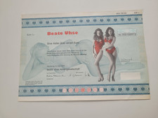 Beate Uhse Aktie Historische Aktie mit allen Coupons