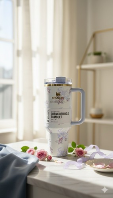 #ad #ad STANLEY 40 OZ LOVESHACK FANCY BLUE BOW FLORAL $39.99