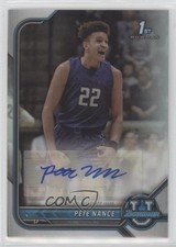 2021-22 Bowman U Chrome Prospect Auto Refractor Pete Nance #BCPA-PN Auto 0v1