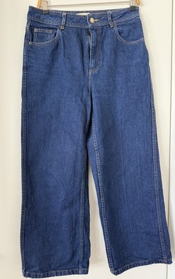 Sezane Le Crop Jeans, Mittelblau, Gr. 40, Damen, Jeans