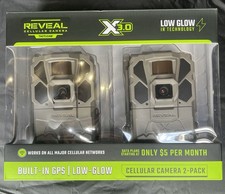Tactacam Reveal X3.0 Cellular Trail Camera - 2-Pack RV-XP3-BNDL1 NEW