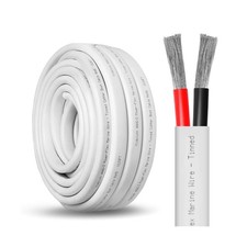 4 Gauge Duplex Marine Wire Tinned Copper Boat Cable, 10ft 4 AWG Standard USA ...