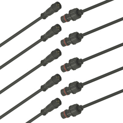 3Pin Waterproof Connector,3 Wire Electrical Connector with 20AGW 20CM Male Femal
