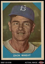 1960 Fleer #12 Zach Wheat Dodgers HOF 5 - EX