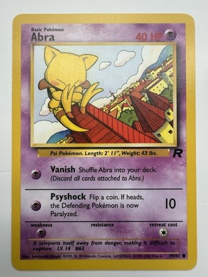 Abra 49/82 Team Rocket Regular LP