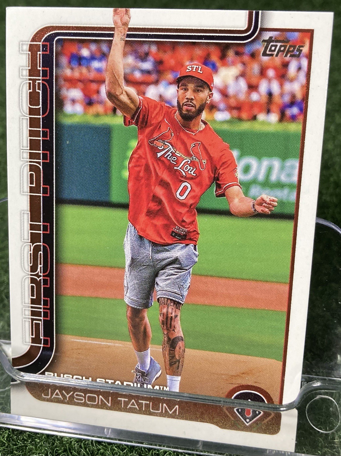 2025 Jayson Tatum First Pitch Topps Baseball #FP-5