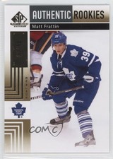 2011-12 SP Game Used Edition Authentic Rookies Gold 31/50 Matt Frattin #131 h3a