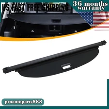 For 2021-2024 Nissan Rogue Cargo Cover Retractable Trunk Cover AntiTheft Shade