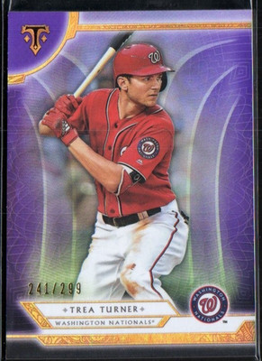 2018 Topps Triple Threads Amethyst /299 Trea Turner #53