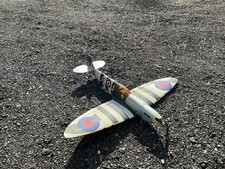 RIPMAX RC ELECTRIC PLANE SUPERMARINE SPITFIRE WARBIRD CANADIAN 1.23M WINGSPAN !