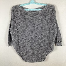 Express Womens Sweater Sz M Medium Soft Long Sleeve Gray Comfort Excellent