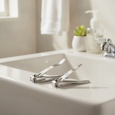 Elegant Fingernail  Toenail Clippers - Ultra Sharp Travel Nail Kit for Everyone
