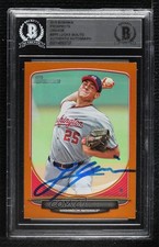 BAS 2013 Bowman Prospects Orange /250 Lucas Giolito #BP5 BGS Authentic Auto 3c7