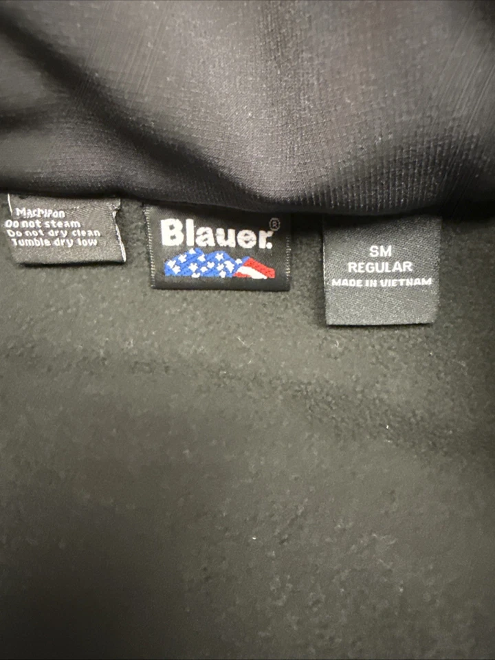 NWT Blauer 4660 Softshell Fleece Jacket  Mens Black Small Regular - Image 3 of 4