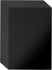 50 Sheets Black Cardstock 8.5X11, 250Gsm/92Lb Thick Paper Cardstock Black Constr