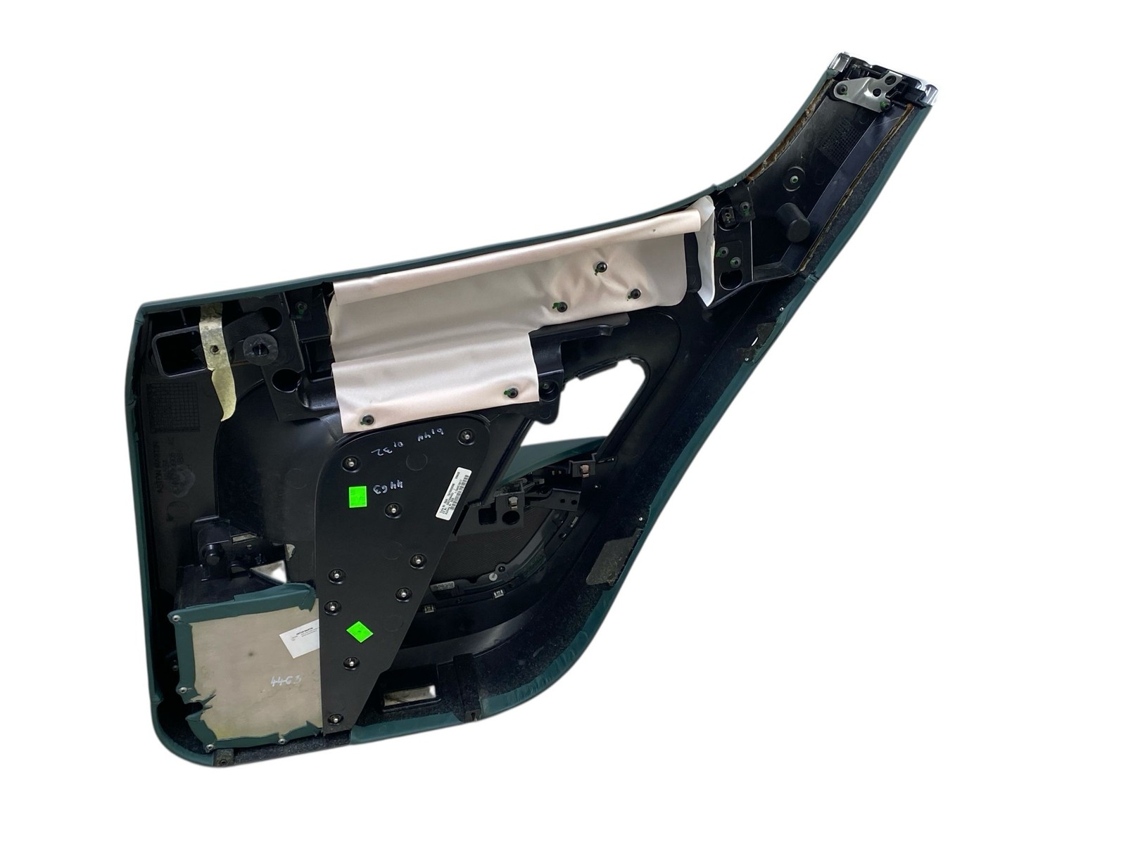 2015 ASTON MARTIN RAPIDE LEFT REAR INNER DOOR TRIM PANEL COVER PARLIMENT GREEN