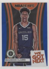 2019-20 Panini NBA Hoops Premium Stock We Got Next Blue Brandon Clarke #4 pe8