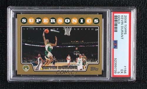 Kevin Durant [Gold] #156 2008 Topps card