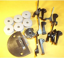 CONSEW 206RB  PLATE FEED DOG BOBBINS BOBBIN CASE WALKING FOOT/FEET  