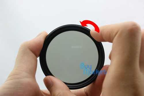 72mm Fader Adjustable Variable ND Filter Neutral Density ND2 ND4 ND8 to ND400 - Picture 5 of 8