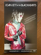 JOAN JETT & THE BLACKHEARTS Unvarnished 11x17 Poster Orig 2013 PROMOTIONAL Promo