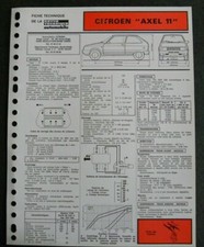 Revue technique Citroen AXEL