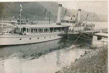 Foto, Schifffahrt mit dem Raddampfer Rheintreue, die Roland..., 1926, 5026-446