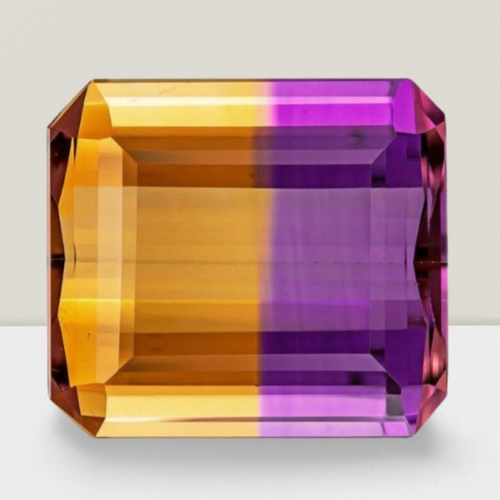 Ametrine Octagon Cut Gemstone 1.15 Cts - 7x5 mm Flawless Loose Gem
