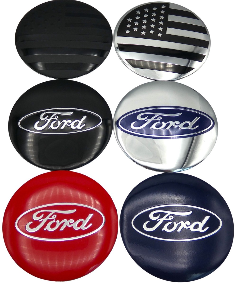 Wheel Center Cap Decals 4-Pack Texas Star Dome Stickers For Wheel ...