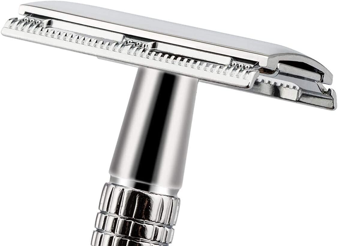 Premium Classic Safety Razor - Effortless Smooth Shave - For Men and Women