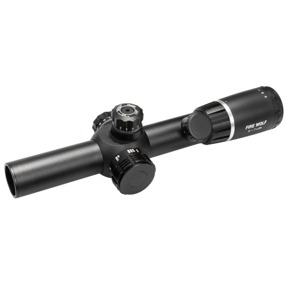 Tactical 2-7X24 Riflescope Red/Green Illuminated Reticle Sights for Hunting - Image 4 of 4